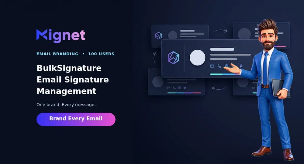 Streamlining Email Signature Management with BulkSignature for a 100-User Organization